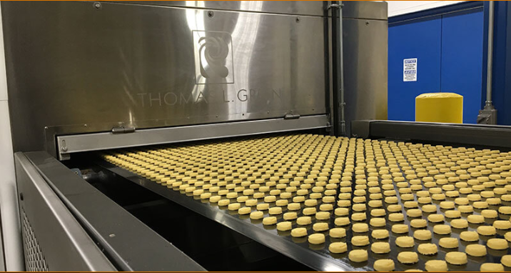 fast response infrared tube for rotary oven